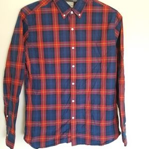 J. Crew Plaid Oxford Shirt